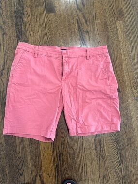 J. Crew Coral Pink Chino Bermuda Shorts